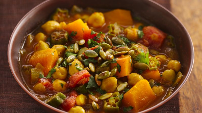 squash and chickpea stew